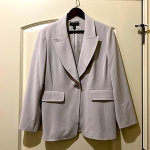 St. John suit jacket, gray, size 12